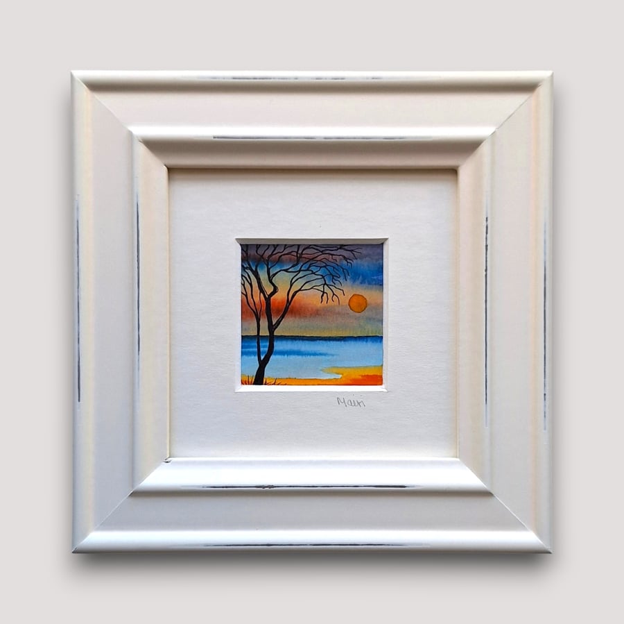 Tiny Framed Painting 