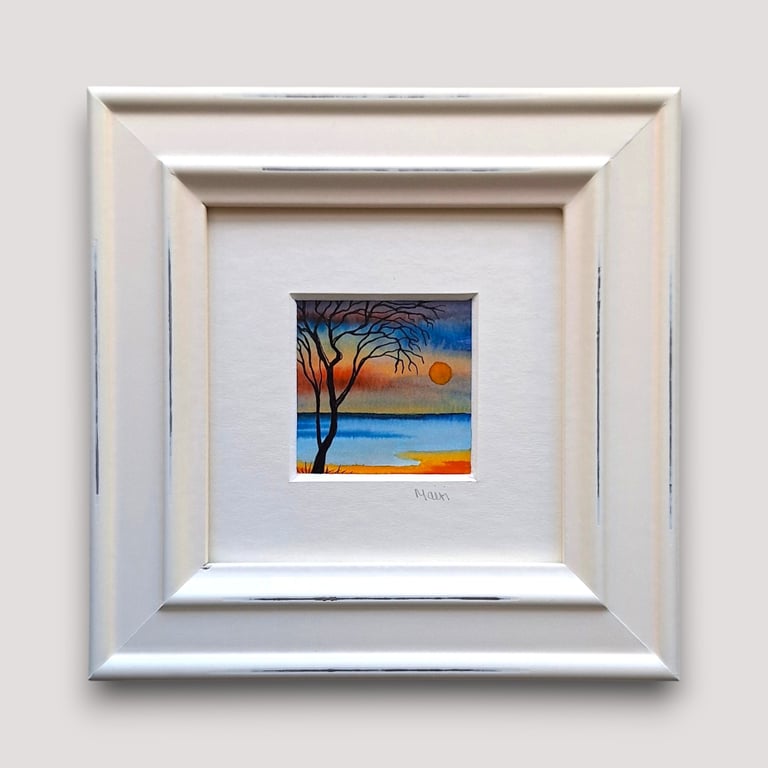 Tiny Framed Painting 
