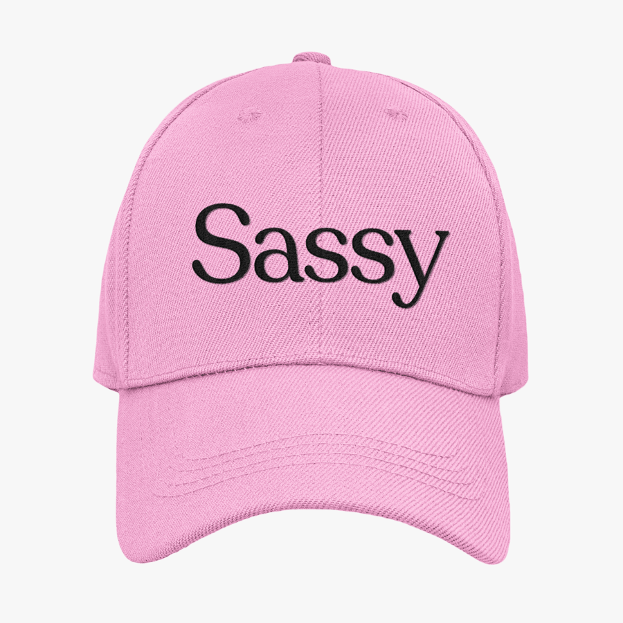 Funny Cap - SASSY  Baseball Cap Style Hat Pride Festival Christmas Gift