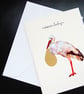 New Baby Geometric Stork Greetings Card - Image 10