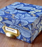 William Morris Receipts Box in Bramble Blue  - Image 7