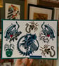 Traditional tattoo flash sheet A4 - Image 1