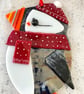 Fused glass puffin hanging - Image 2
