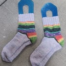 Hand Knit Short Socks with Princess Sole