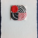 No 7 Miniature Textile Art Quilt