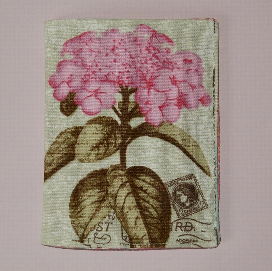 Needle case - Hydrangea pink flowers