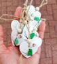Sea Glass Bird Keepsake - Handmade Coastal Hanging Decoration or Fridge Magnet - Image 10