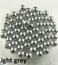 Shell pearl drop earrings, sterling silver, 4mm, 3 colour options - Image 3