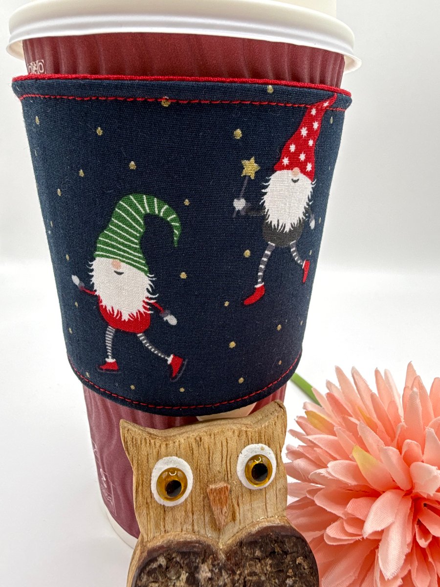 Gonk Cup Sleeve for Disposable and Travel Cups, Hot or Cold Drink Cup Sleeve 