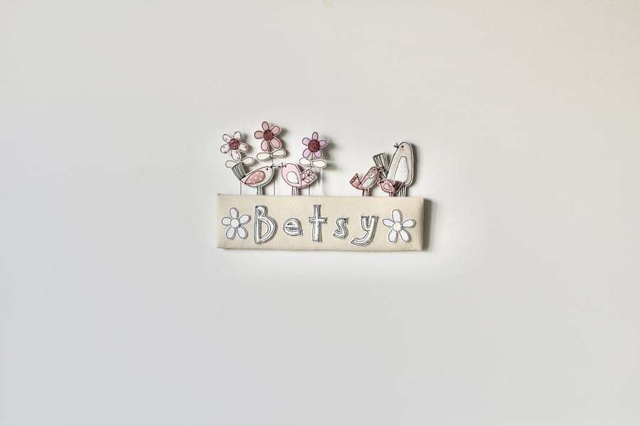 Special Order for Sally - Door Plaque for Betsy