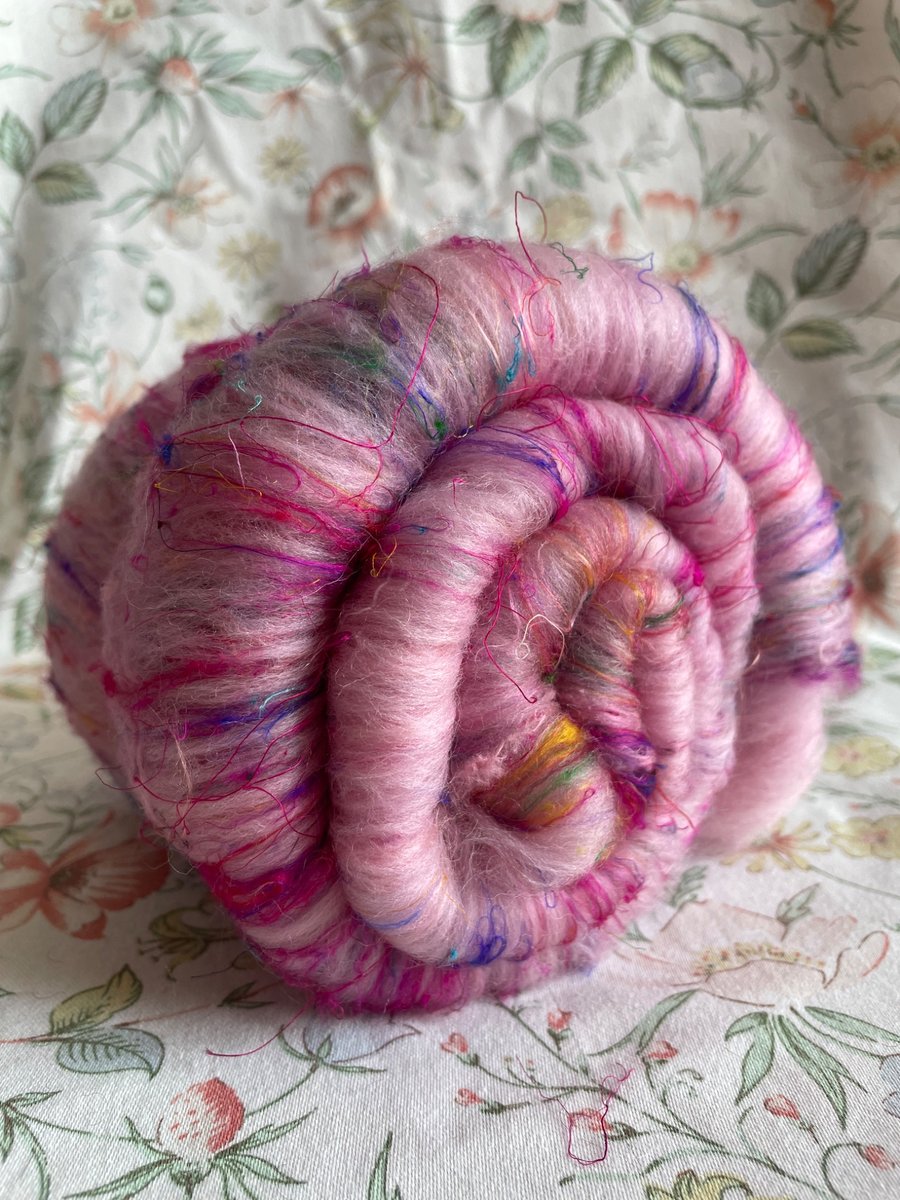 Wool Art Batt - "Carnival"