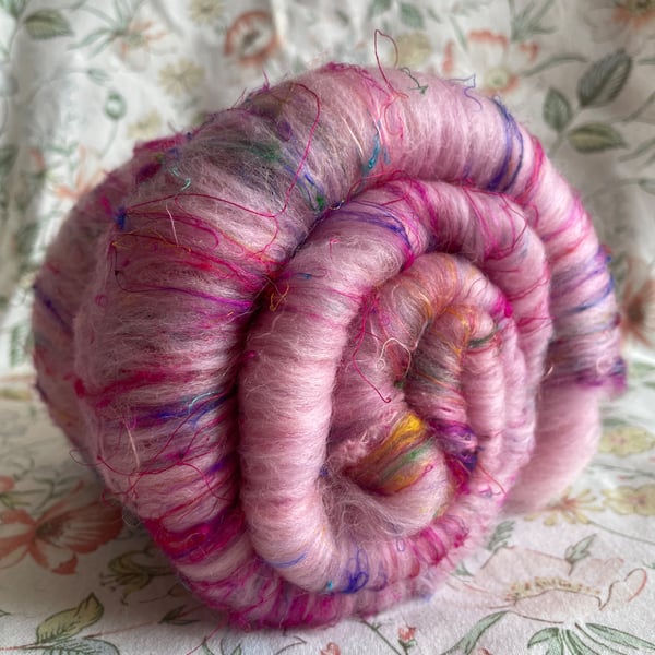 Wool Art Batt - "Carnival"