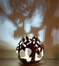 Autumn Oak Trees Gourd Lamp - Image 2