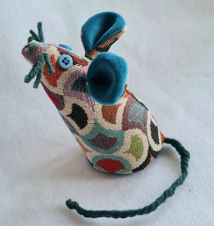 Faux mouse fabric animal doll Mervin the mouse