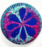 38mm Hand Dyed Fabric Badge  - Image 2