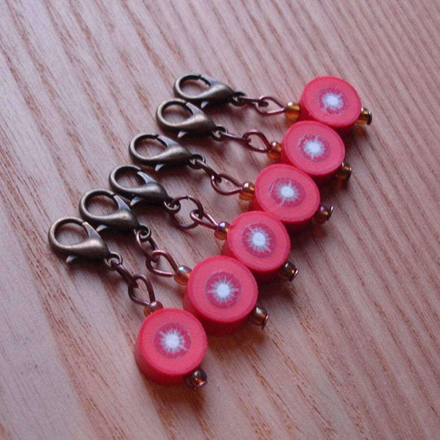 Cute Tomato Crochet Stitch Markers
