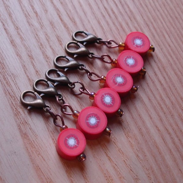 Cute Tomato Crochet Stitch Markers