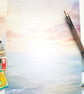 Letter Writing Paper - Sunset Over the Ocean - Image 2