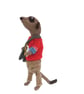 Sheldon Meerkat, handknitted meercat geek, big bang theory