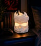 Flaming Skull Mood Lamp – Unique 3D Printed Table Lamp, Modern Home Decor Gamer - Image 2