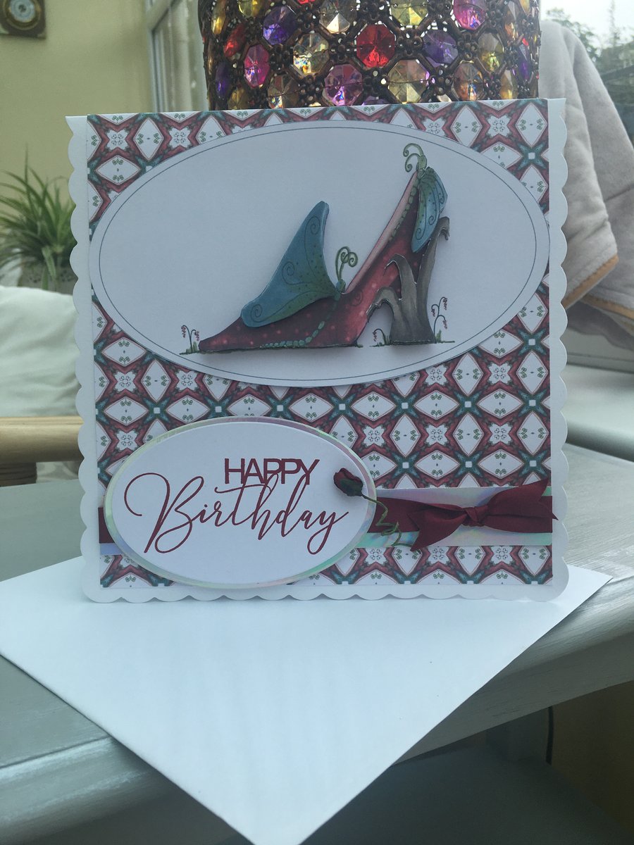 Mad about shoes Ladies birthday card