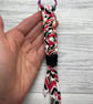 Macrame keyring in recycled t-shirt yarn - Image 1