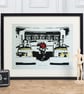 Star Trek 'Make It Sew' Hand Pulled Limited Edition Screen Print - Image 1
