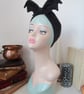 Bat Headband in Black Jersey  - Image 3