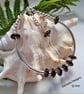 Smokey Quartz Heavy Weight  Sterling Silver Noodle -Bangle Style Bracelet - Image 6