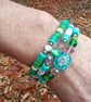 "Springtime" - Set of 3 beaded bracelets - Image 1