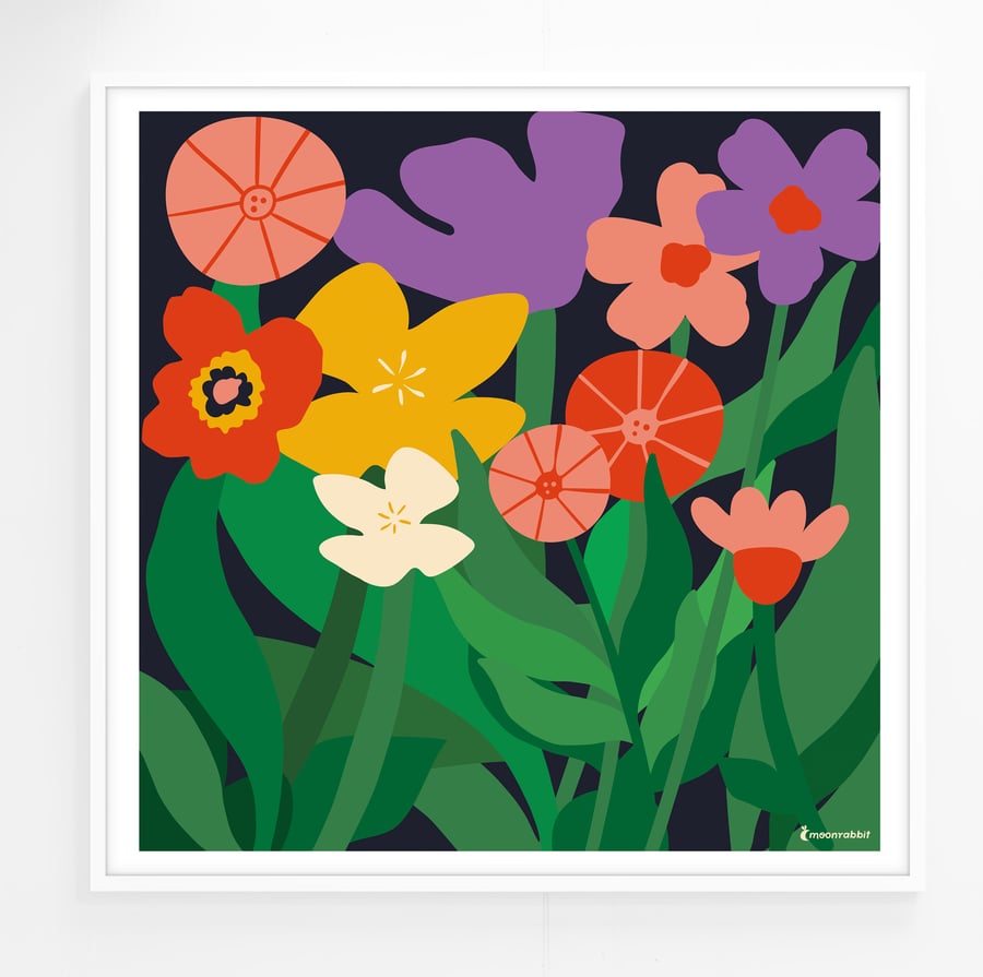 April Flowers Giclee Print 