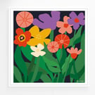 April Flowers Giclee Print 