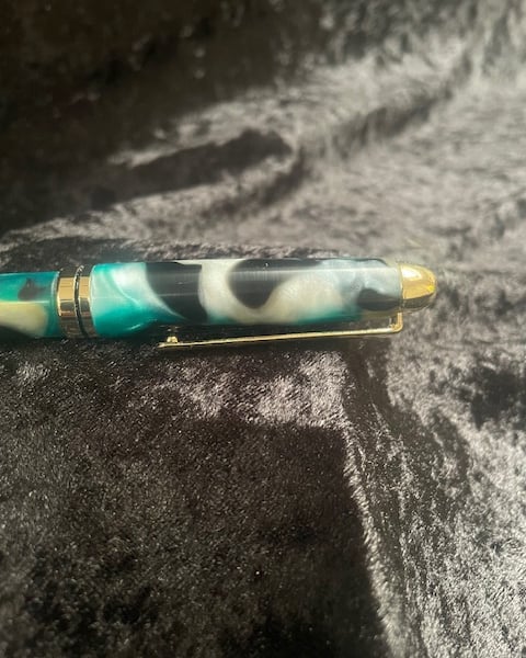 Handturned  multicolored pen