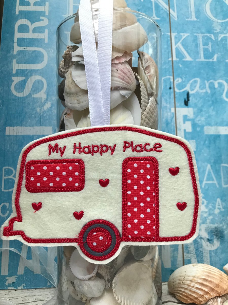 Boho caravan in polka dot My Happy Place 