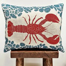Linen Lobster Cushion