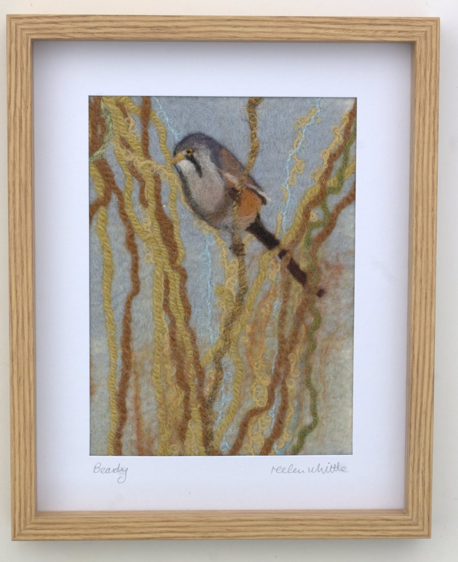 Beardy - original felted art