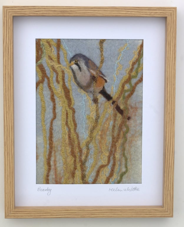 Beardy - original felted art
