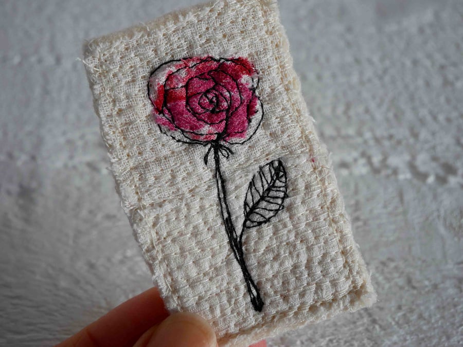 rose brooch