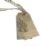 Set of Six Vintage Botanical Gift Tags. Handmade Layered Parchment Gift Tags - Image 5