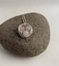 Rose Quartz Nest Necklace, sterling silver - Image 3