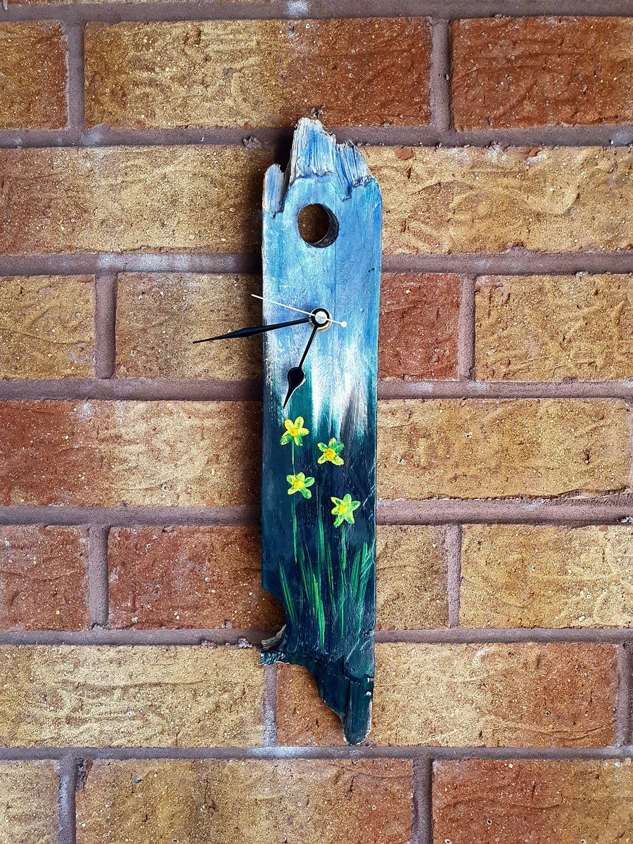 Driftwood Wall Clock