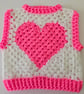 Kids crochet cropped sweater vest tank top