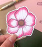 Summer Flowers Sticker Set Zinnia, Cosmo, Poppy & Anemone Botanical Sticker Hand - Image 3