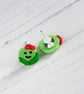 Christmas Brussel Sprout earrings CHOOSE YOUR STYLE - Image 4
