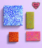Leopard print wrapping paper in blue, orange, pink or green - Image 1