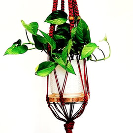 Macrame plant hanger, Boho plant hanger, Macrame wall hanging, Indoor plant hang