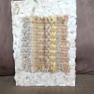 Hand woven card