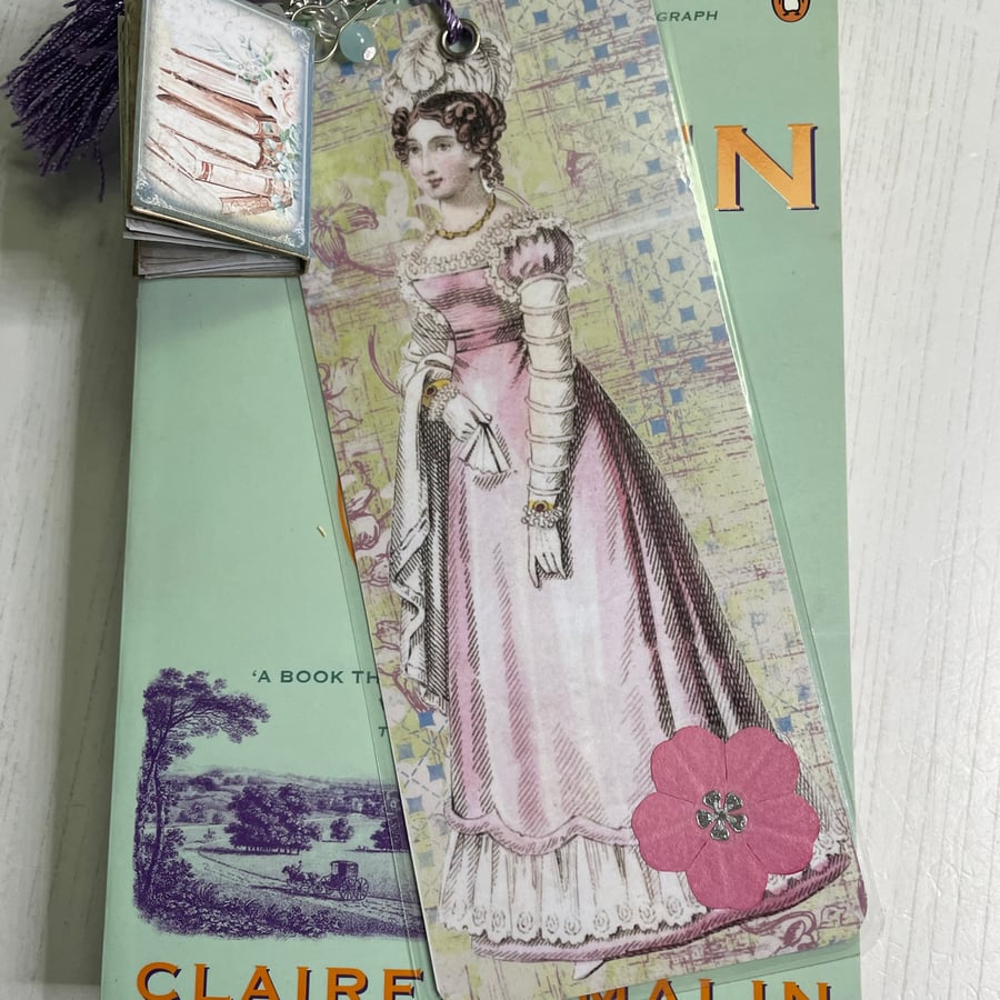 Library - Bookmark -Jane Austen - Design 1 by Carolee Crafts PB8 - 0009
