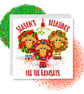 What the… Flock Personalised Season’s Bleatings Christmas Card - Image 1
