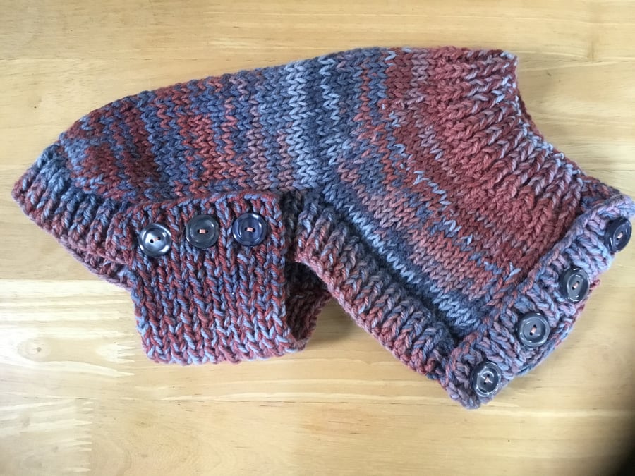 Dog Coat, XS Dog Sweater, Hand Knitted, Pug, Yorkshire Terrier, Small Jack Russe